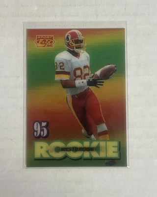 1995 PINNACLE SPORT FLIX FOOTBALL #121 MICHAEL WESTBROOK RC - Image 1 of 2