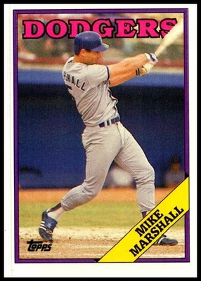 1988 Mike Marshall Topps BASEBALL #249 Los Angeles Dodgers - Image 1 of 2