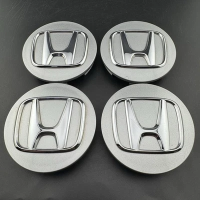 Juego de tapas centrales HONDACORD CIVIC CRV ODYSSEY RIDGELINE plateadas 2,75 pulgadas 44742 Foto 1 de 4