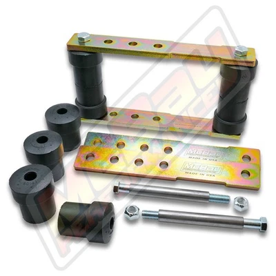 4 Position 1"-4" Rear Adjustable Shackle Lift Kit Camaro Firebird Nova Made USA - Image 1 of 4