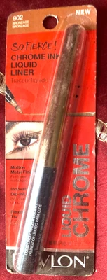 Revlon So Fierce Chrome Ink Liquid Liner Bronze 902 (0.03oz / 0.9g) New in Box - Image 1 of 2