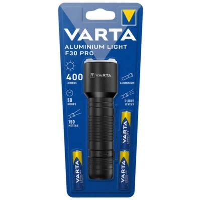 Varta Aluminio Luz F30 Pro 400 Lúmenes 17608 3 AAA Baterías Incluidas NUEVO - Imagen 1 de 2