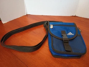 Adidas Camera/Diabetic Supply Bag Blue/Black Shoulder Fanny Pack EUC 8"X 6" - Picture 1 of 20