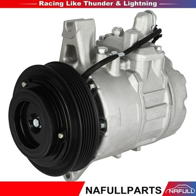 AC Compressor Fits Cadillac DTS 4.6L 2006 2007 2008 2009 2010 2011 - Image 1 of 4