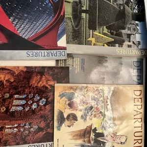 Departures Magazine Lot Of 5 - Picture 1 of 6