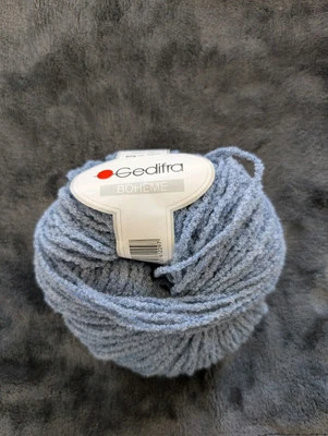 Bola Donut Gedifra Boheme 50 g 100 m azul difuso mezcla lana/acrílico/nylon Foto 1 de 4
