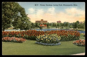 Postcard Flower Gardens, Loring Park, Minneapolis, Minnesota - Picture 1 of 2