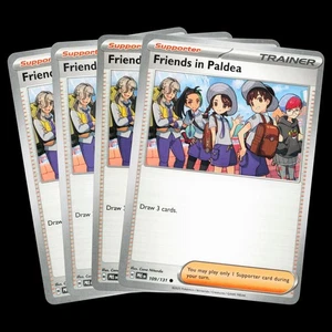 4x Friends in Paldea 109/131 Prismatic Evolutions Playset NM Pokemon TCG - Picture 1 of 3