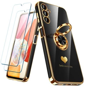 for Samsung Galaxy A14 5G Case with 2 Pack Screen Protector, 360° Rotatable R... - Picture 1 of 6