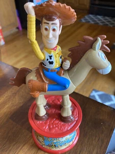 Mcdonalds Toy Story 2 Woody and Bullseye Horse Candy Dispenser, 1999 - Picture 1 of 4