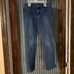 Gymboree Denim Skinny Jeans  Waist Straight Leg Girls Size 7 - Picture 1 of 9