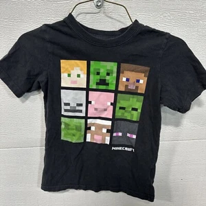 Boys Size 6 Minecraft Shirt Used - Picture 1 of 5