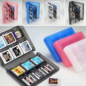 New 28 in 1 Game Card Case Holder Cartridge Box For Nintendo DS 3DS XL LL DSi MT - Foto 1 di 10
