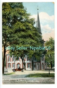 Fishkill NY - FIRST DUTCH REFORMED CHURCH - Postcard Dutchess County - Picture 1 of 2