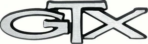 1967 Plymouth GTX / 72-74 RR Trunk Lid / Rear Seat Emblem Adhesive-Backed Style - Picture 1 of 7