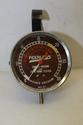 Probador de bomba de combustible/aspirador de motor vintage automotriz PEERLESS INSTRUMENT COMPANY Foto 1 de 3