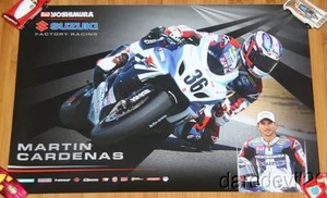 Póster Martin Cárdenas Yoshimura Suzuki GSX-R1000 Superbike 2014 AMA - Imagen 1 de 1