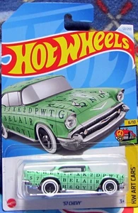 Hot Wheels 2024 Mainline Case N " '57 Chevy " HW Art Cars 6/10 - Picture 1 of 2