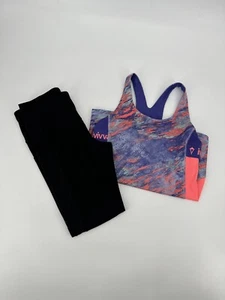 Lot of 2 Ivivva By Lululemon Girls Size 14 Legging & Top - Picture 1 of 8