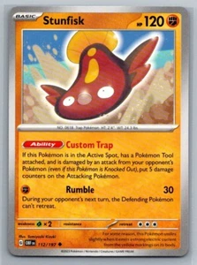 Stunfisk 112/197 Obsidian Flames Uncommon Pokémon TCG 2023 - Picture 1 of 2