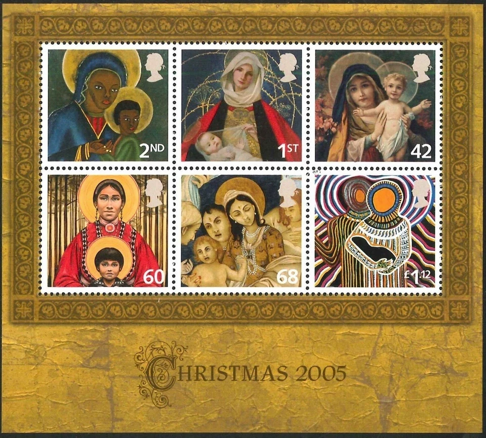 GR BRITAIN 2005 Navidad Madonna & Child S/S Como Nuevo NH Foto 1 de 1