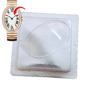 Saphirglas Uhrenglas für Cartier Baignoire Uhr WB520003 W8100009 - Bild 1 von 2