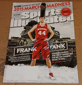 Frank TANK Kaminsky Wisconsin Badgers SIGNED Sports Illustrated SI COA NO LABEL - Picture 1 of 1