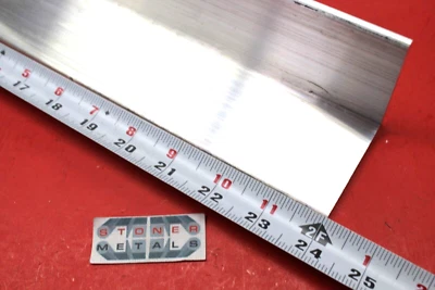 2-1/2"x 2-1/2"x 3/16" ALUMINUM 6061 ANGLE BAR 24" long T6 Extruded Mill Stock - Image 1 of 3
