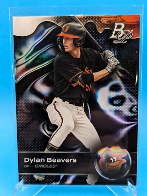 Dylan Beavers 2023 Bowman Platinum Top Prospect Baltimore Orioles #TOP-82 - Image 1 of 2