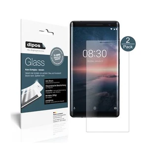 2x Protection pour Nokia 8 Sirocco ecrán mat Verre souple Film Protecteur 9H - Photo 1 sur 9