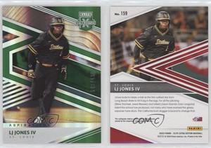 2020 Panini Elite Extra Edition Aspirations Green /499 LJ Jones IV #159