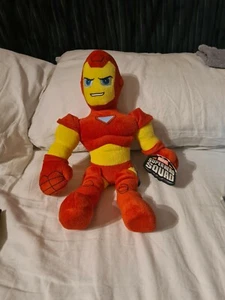 "MARVEL SUPER HERO SQUAD" 13 inch /32.5cm Iron Man Plushy - Picture 1 of 4
