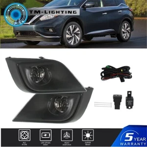 Par de luces antiniebla con kit de cableado interruptor bisel para Nissan Murano 2015-2017 - Imagen 1 de 10