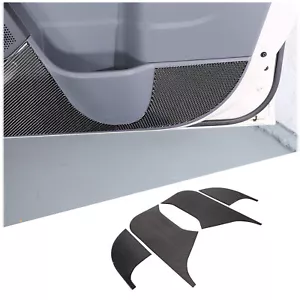 Carbon Fiber Front door anti-kick panel sticker Fit For Ineos Grenadier 2022-24 - Picture 1 of 20