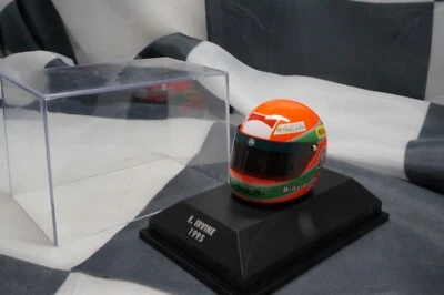 MINICHAMPS / F1 1995 TEAM JORDAN  - EDDIE IRVINE - 1/8  SCALE MODEL HELMET - Image 1 of 4