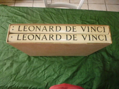 PEINTURE LEONARD DE VINCI 2 VOLUMES SOUS EMBOITAGE  IGDA EDITIONS ROMBALDI 1958 - Photo 1/4