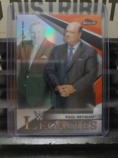 Paul Heyman Insert. 2021 Topps Finest Legacies Bobby Heenan. Card L-17.