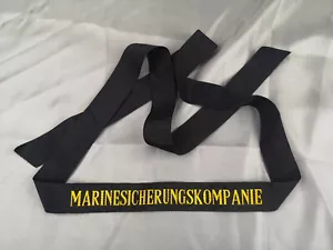 (RS9) Bundeswehr Mützenband Marine Marinesicherungskompanie - Bild 1 von 2