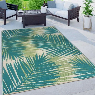 Rugshop Indoor Outdoor Rugs Tropical Floral Reversible Plastic Rugs Patio Rugs - Image 1 of 2