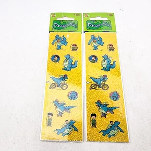 Vintage Stickers SandyLion Dragon Tales 1 Sheet Acid Free Lot of 2 Sealed - Picture 1 of 6
