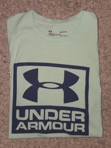 Mens Under Armour T Shirt S Small Green Athletic Tee - Picture 1 of 3