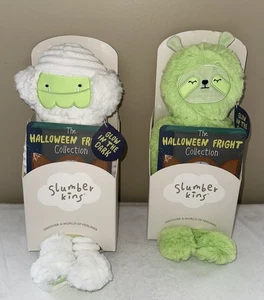 Slumberkins Halloween Fright Alien Sloth & Mummy Yeti Glow In The Dark - Picture 1 of 1