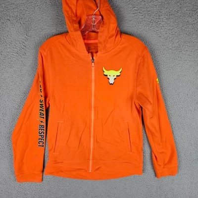 Sudadera con Capucha Under Armour Project Rock Juvenil XL Blood Sweat Respect Cremallera Completa 1361847 Foto 1 de 4