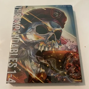 THE EXPENDABLES 1-4 WALMART EXCLUSIVE 4K UHD BLURAY STEELBOOK - no seal - Picture 1 of 1