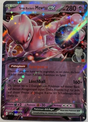 Pokemon Team Rockets Mewtu ex | Deutsch SVP DE 216 Promo | Near Mint - Bild 1 von 2