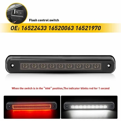 Para Chevy GMC C/K 1500 2500 3500 1988-1998 LED Tercera lámpara de luz de carga de freno Foto 1 de 4