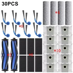 For ECOVACS DEEBOT T80 Robot Vacuum Main Side Brushes Mop Cloths Filter Dust Bag - Picture 1 of 19