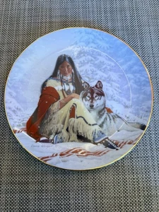 Snow Princess - Princess Of The Plains #4945C Plate Hamilton Collection 1993 - Picture 1 of 4
