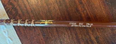 Varilla de mosca Fenwick FF856 8 1/2' 3 3/8 oz AFTMA Fly Line No. 6 sujetadores (de dos piezas) Foto 1 de 4