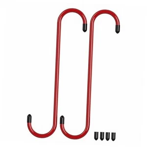 2 Pcs Brake Caliper Hangers Brake Caliper Hooks with Rubber Tips 2pcs red - Picture 1 of 8